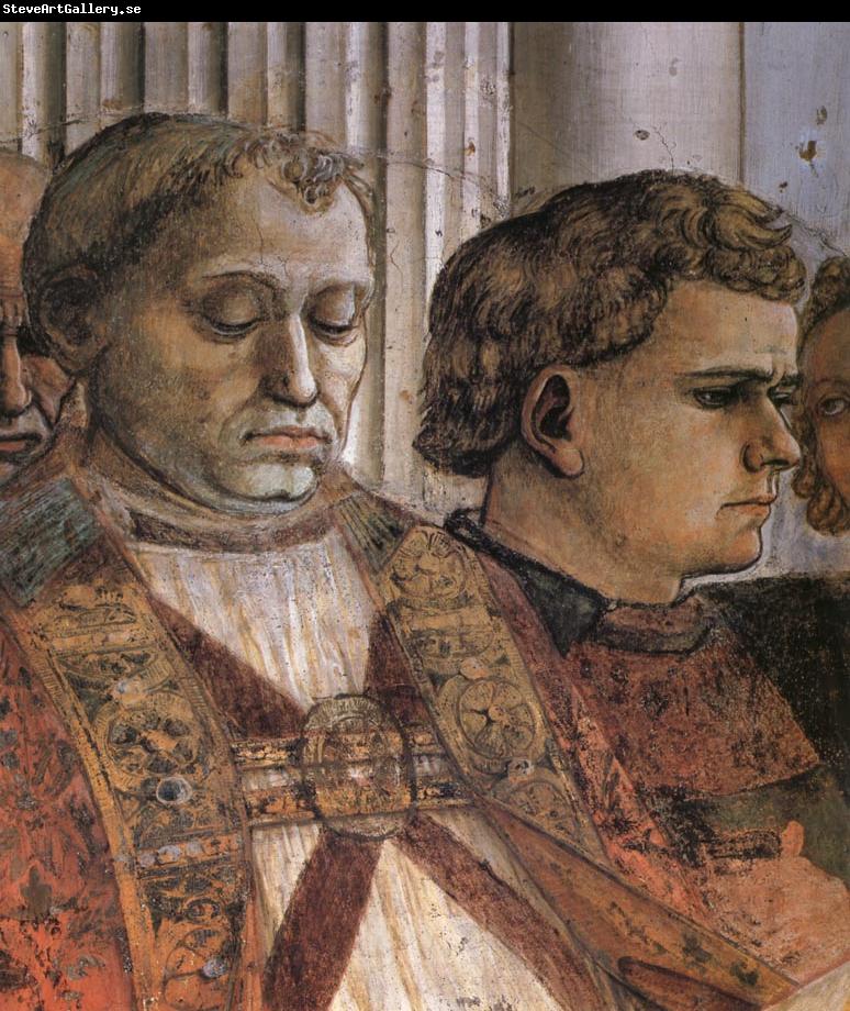 Fra Filippo Lippi Details of The Celebration of the Relics of St Stephen and Part of the Martyrdom of St Stefano